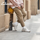 
Clarks Qile Fiscal Series New Running Shoes Comfortable Breathable Lightweight Cushioned Retro Fashionable Wealth Training Shoes