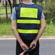 Quxing reflective clothing reflective vest thickened black mesh vest vehicle security duty sanitation safety clothing