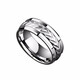 GIEVSZHE brand men's ring with trendy personality, Korean style convertible index finger single tail ring, domineering birthday gift for boyfriend, 8MM size, leave a message or contact customer service