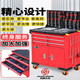 Lishi strengthens the drawer-type tool cart hardware tool box workshop tool cabinet repair small trolley box parts cabinet new model one draw (large size) red