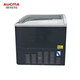 
AUCMA [Chinese old brand] Commercial large capacity island display freezer Quick-frozen seafood horizontal ice cream ice cream commercial freezer Supermarket convenience store combination freezer 653L end table curved glass 1650*754*830