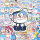 Doraemon mobile phone stickers cartoon cute jingle cat doraemon mobile phone case laptop waterproof diy stickers 20 random pictures
