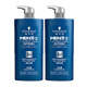 施华蔻（Schwarzkopf）男士控油去屑洗发露套装(洗发水450ml*2)深层清洁 油头适用洗头膏