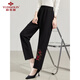 Yu Zhaolin Mom's Pants Spring and Autumn Casual Pants Middle-aged and Elderly Women's Straight Leg Granny Pants Y23KK2624