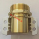 
XMSJ shield machine two-half buckle bi-tower joint EN14420 aluminum alloy safety pipe clamp brass external thread pipe tail core 1/2 inch DN15 aluminum pipe clamp copper joint