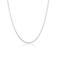 Mengjinyuan Platinum Necklace PT950 Platinum Plain Chain Chopard Chain Clavicle Necklace Same Style Birthday Gift for Men and Women Weight Approximately 2.50g Chain Length Approximately 45cm