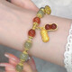 Good things peanut imitation jade peanut bracelet for girls isn niche design new jewelry 1536 Good things happen to flowers