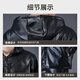 Jinghe Spring and Autumn Thin Leather Men's Jacket Waterproof and Wear-Resistant Middle-aged and Elderly Work Clothing Leather Jacket and Leather Pants Suit Men's Oil-proof Top + Pants (Spring and Autumn Single Style without Velvet) 5XL Size Recommendation (180-200 Jin Jin is equal to 0.5 kg)