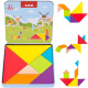 Fuhaier Tangram Intellectual Puzzle 2nd and 1st Grade Primary School Students Kindergarten Learning Aids Mathematics Teaching Aids Children's Toys