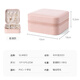 VLANDO travel portable jewelry box women's jewelry storage box compact dustproof birthday gift for girlfriend without mirror