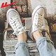 
Reli canvas shoes men's shoes autumn new low-top shoes men's casual shoes Korean style trendy and versatile student youth white 391 43