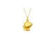 Ningfeng quality zodiac monkey pendant gold color gold monkey necklace birth year zodiac sign transfer bead monkey pendant
