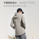 Jingjing Tokyo sports jacket men's autumn hooded outdoor windproof warm running casual khaki M