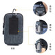 Changyin 6.5-inch mobile phone waist bag men wear belt mobile phone case fashionable young and middle-aged waist bag sports tactical waist bag mobile phone bag arm bag navy blue two layers
