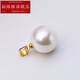 Mountain rabbit shell bead pearl pendant necklace s925 silver buckle head single shell bead pendant for women without chain peacock green silver holder 16-16mm