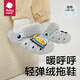 Bc babycare children's clogs summer boys and girls sandals children's home baby slippers summer Ka'er green winter velvet style free matching buckle inner length 16cm