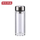 Jingdong-made double-layer thickened glass lead-free high borosilicate tea water-proof cup 304 tea water-proof tea cup for men 360mL