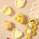 Jackino baby rice ball mold shake shake rice ball artifact sushi tool abrasive sushi mold seven-piece set
