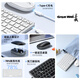 XIANGMOO Bluetooth wireless keyboard and mouse set rechargeable silent notebook desktop computer IPAD tablet phone MAC Android universal Bluetooth wireless three-mode keyboard and mouse set-black gray XIANGMOO Bluetooth wireless keyboard and mouse set rechargeable silent notebook desktop computer IPAD tablet phone MAC Android universal Bluetooth wireless three-mode keyboard and mouse set-black gray