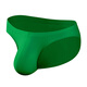 LASTKILLER's new low-waist sexy elastic tight breathable sweat-absorbent thin shorts Modal U convex bag briefs green XXL