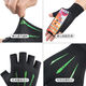 LUCALY fingerless gloves men's ice silk sunscreen gloves five-finger summer half-finger men and women driving, riding, fishing
