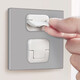 Hope October children's anti-electric shock safety socket protective cover safety socket anti-child row socket plug cover protective cover protective cover
