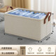 Baicaoyuan storage box clothes and pants storage box basket fabric underwear wardrobe storage folding layered finishing partition artifact large size