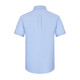 Navigare Italian small sailboat short-sleeved shirt men's summer light and breathable solid color commuting shirt 1323572031 denim blue/white L/40
