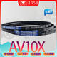 Bonne ceinture de triangle denté diamant AV10x890li-av101047li courroie de transmission à haute vitesse ZX Braveur à encoffé EPDM EPDM AV10X1047LI