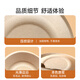 Meiya disposable plates 20cm*50 pieces, food grade natural color round paper plate, fruit plate, dinner plate, nut plate