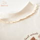 Banxidi girls' bottoming shirt autumn and winter 2025 new style baby quilted inner top children's long-sleeved T-shirt winter wear beige 100 cm
