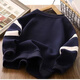 
Disney boy sweatshirt spring and autumn round neck children's base shirt 2024 new fashionable medium-sized children's long-sleeved boy top trendy green 36 sweatshirt (single) 130 Recommended 120-130cm