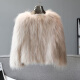 Han Shiyin fur coat women's short winter new style fur one-piece imitation mink Haining slim slim fox fur warm white one size fits all (85-130Jin [Jin equals 0.5 kg])