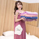 Wearable Bath Towel Women's Suspender Bathrobe Bath Skirt Thickened Wearable Bath Towel Vest Style Bath Towel Large Purple Bow Style Large Size 130-160 Jin Jin equals 0.5 kg Wearable