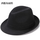 Specht alter Mann Hut Männer Frühlings- und Herbst-Top-Hut-Kleidung Hut mittleren Alters Gentleman Hut alter Mann Hut Sommer Dünner Jazz Hut Navy Frühling und Sommerstil 58 cm