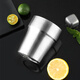 Baijie 304 double-layer cup stainless steel step cup Korean beer cup coffee cup stainless steel water cup 260ml single pack