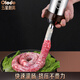 Orado sausage stuffer 304 stainless steel sausage stuffing tool household hand push sausage stuffer sausage machine sausage stuffing artifact 304 sausage stuffer with 4 304 sausage mouths