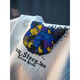 Qianji (Qianji) Herren Top 2024 Sommer Neues Kurzarm T-Shirt Herren Trendy Brand Chinese Style Print Design T-Shirt Round Neck Männerstil Weiß [JSW9905#] M für Gewicht 90-100jin [Jin gleich 0,5 kg] geeignet.
