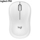 Logitech M221 soft mouse wireless mouse office mouse symmetrical mouse with wireless micro receiver off-white