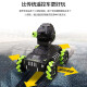Children's toys remote control car drift remote control tank car toy can launch water bombs tank car spray remote control car four-wheel drive off-road vehicle can launch water bombs armored assault vehicle boy toy [large size] length 27cm (dark green)