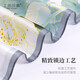Shanghai Story Lotus Green Age Reduction Foulard en Soie Petit Foulard Carré pour Femme 2025 Nouveau Printemps et Automne Style Mince Imprimé Foulard de Mode Lotus Pond Moonlight 53*53CM