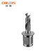 Chuangheng (CHTOOLS) SRHX-2 high-speed steel integrated solid rail drill 25mm cutting depth railway special drill bit rail drilling 13.5*25