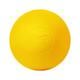 EETOYS rubber solid ball yellow dog toy teething resistant and elastic interactive training pet supplies