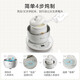 Bear bird's nest stew pot, electric stew pot for stewing bird's nest, electric stew pot for stewing bird's nest, fish gelatin, ginseng material, and donkey-hide gelatin, double-layer water-proof stew pot for health preservation, scheduled timer, constant and precise temperature control, 0.6L, upgraded to one cup for dual use 0.6L