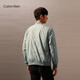 Calvin KleinJeans Spring and Autumn Men's Business Casual Commuting Embroidered Letters ck Baseball Collar Bomber Jacket PFF-Slate Gray M