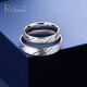 Pt.Charm platinum ring couple ring for men and women PT950 platinum ring for wedding and engagement as a Valentine's Day gift. If the women's ring is not in stock, it can be customized. 4g as an example