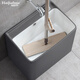 Haijiahua gray and white wash mop pool floor mop basin balcony bathroom ceramic mop pool mop pool mop pool pool H209 gray and white with mop rack + double spray gun
