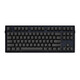Belly Spirit MK870 Extreme Night Black Pure Black Side Carving Mechanical Keyboard Wired Wireless Bluetooth Custom Computer Game Office [Single Model] Obsidian Transparent + Pure Black Side Carving Peach Shaft (Silent)