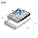 戴尔（DELL）原装硬盘托架 适用服务器主机扩容升级R710 R720 730 630 530 740 2.5硬盘转3.5盘位转接架 通用