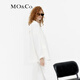 MO&Co. Back bow ribbon wide single button suit white black jacket top women Moanke original white S 160